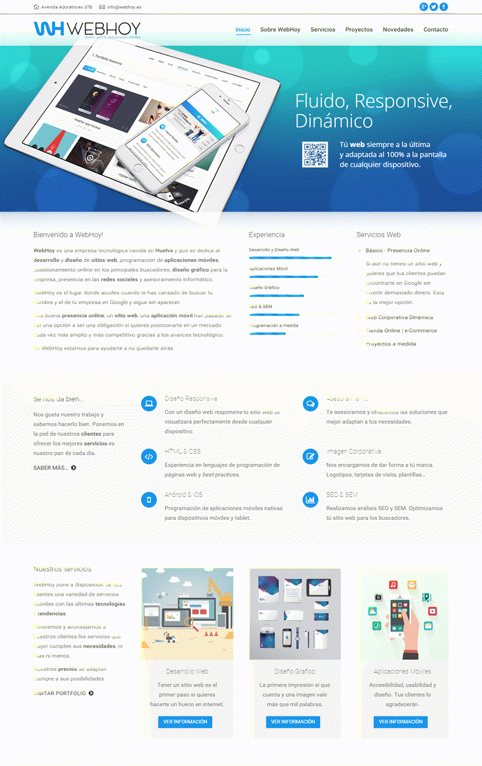 Webhoy | Diseño Web en Huelva y Aplicaciones Móviles